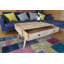 Lonepine Solid Wood Four Leg Coffee Table with Storage