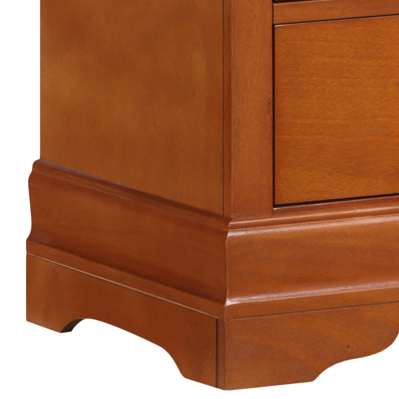 Commode média 4 tiroirs LouisPhillipe, chêne, Chêne