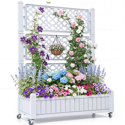 Planter Box With Trellis