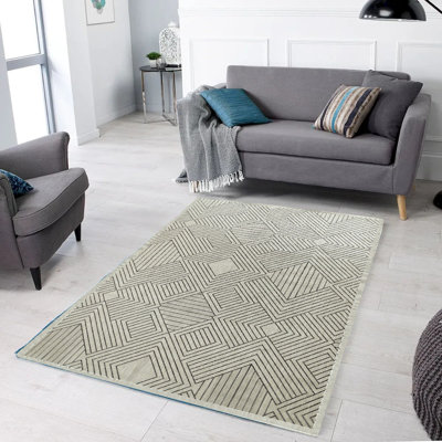 Tapis gris clair et anthracite Oksana
