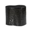 Dulcie End Table-Glossy Black Cast Aluminum