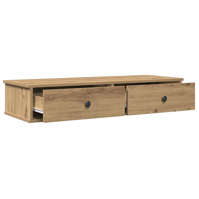 112-9 Wall Mounted Shelf, Artisan oak