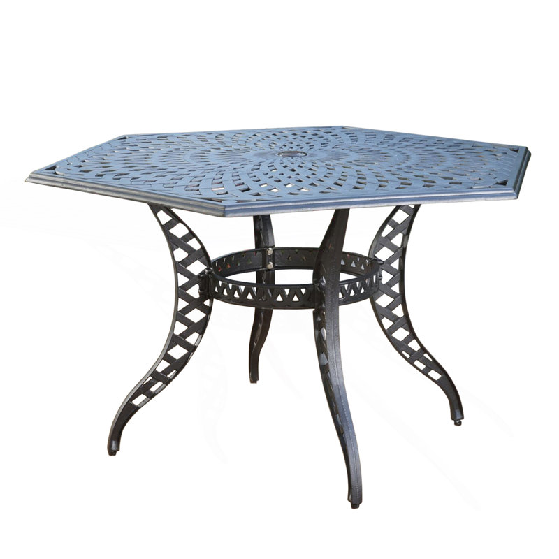 Outdoor Hexagonal Table, Accent Table