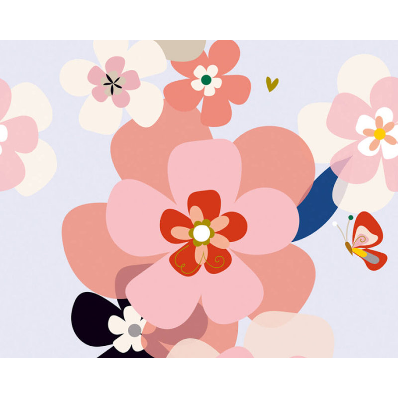 Papier peint floral Dollman