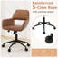 Chaise de bureau avec dossier ergonomique Ebern Designs Leathaire