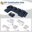 Canapé modulaire moderne avec 8 coussins et 8 pièces-1402899890