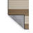 Washable Khaki White Striped Area Rug-882095134