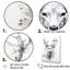 Portrait de cerf noir et blanc sur toile-147546595-147546601