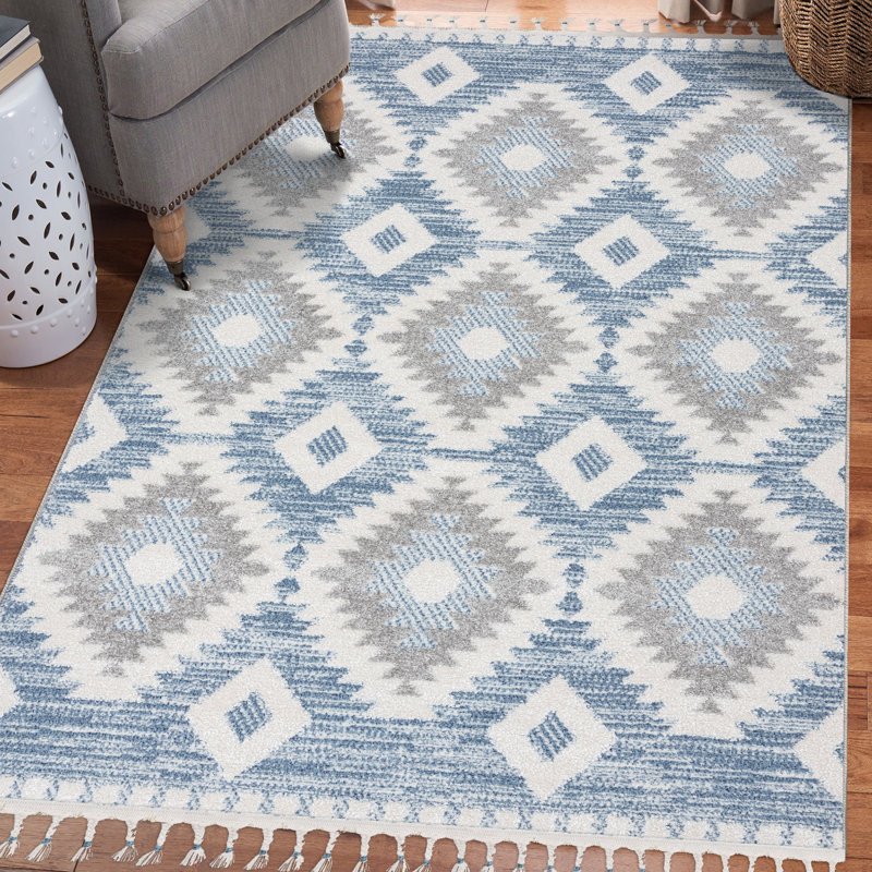 Tapis bleu Mcnichols, Rectangle 6 pi x 9 pi