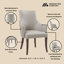 Fauteuil de salle à manger rembourré Connie-111807694