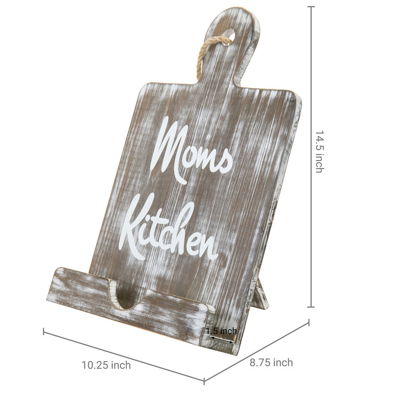 36.8 cm H Solid Wood Book Stand