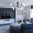Eiren 6-Light 27.56'' Dimmable Sputnik Chandelier Modern Linear Semi Flush Mount Ceiling Light-739121766