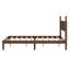 Lit plateforme en bois avec tête de lit en forme de gourde - style rétro + support en lattes de bois-2054540936