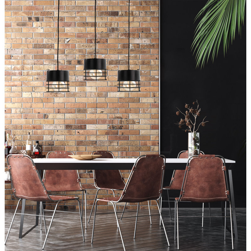 Tequesta 3 - Light Cylinder Pendant, Black