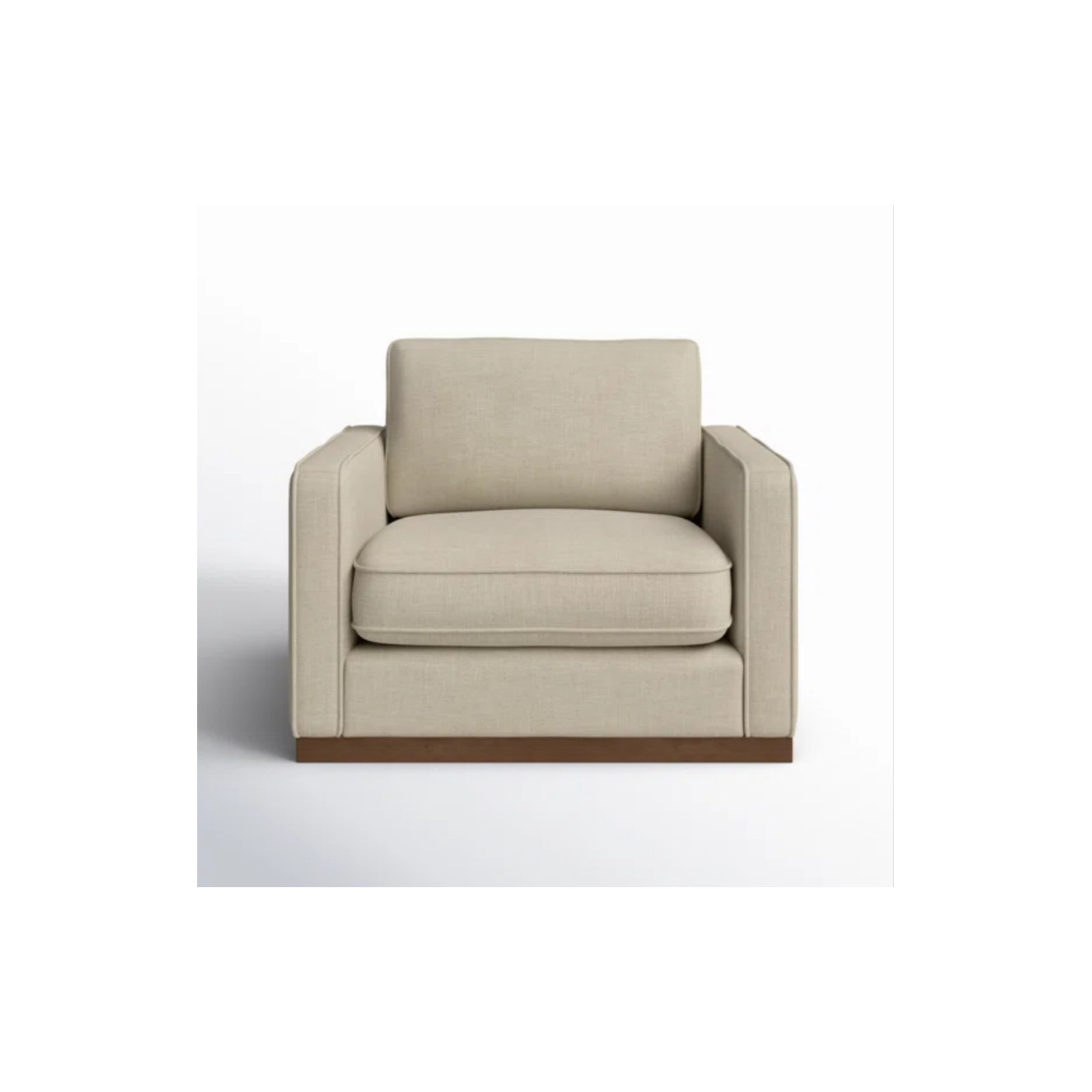 Bobbi 2 Piece Upholstered Living Room Set, Effie Flax Performance Linen
