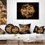 Coussin lombaire floral fractal explosion-30059270