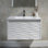 30'' Wall-Mounted Floating Single Bathroom Vanity with Ceramic Sink – Compact Modern Wood Cabinet for Small Bathrooms