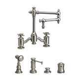 Towson Bridge Faucet - 12" Articulated Spout