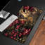 Tapis de souris en caoutchouc, surface en microfibre lisse, base antidérapante, tapis de souris décoratif à bord arrondi pour le bureau et les jeux, 17 x 47 po, rose cerisier de Paris-1946544835