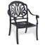 Ensemble de meubles de patio en fonte d'aluminium avec coussins et chaise-1186107470
