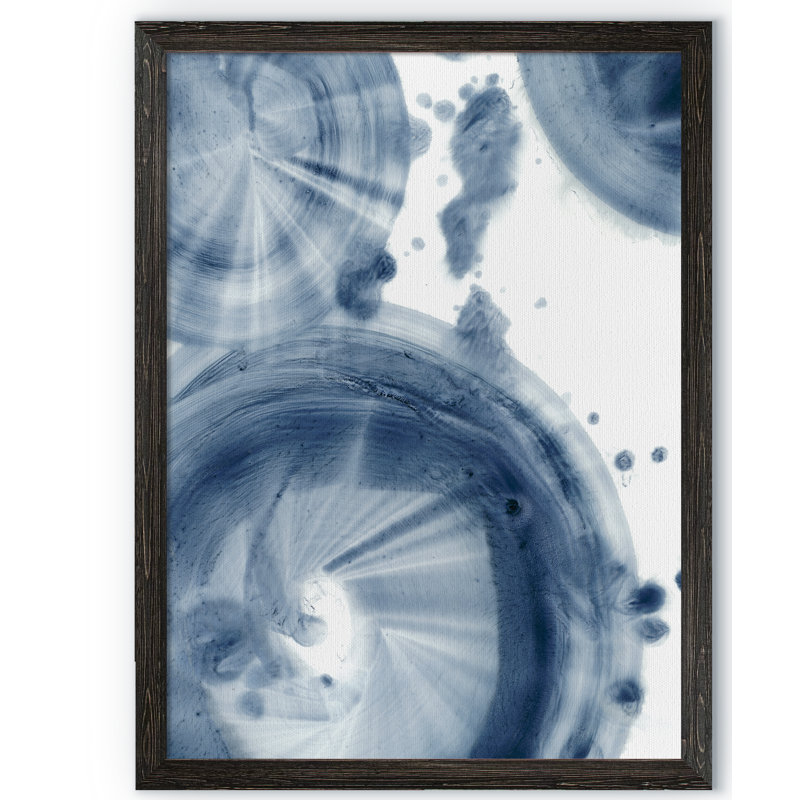 « quasars iii » par paul cezanne-reproduction d’art sur image, H 32 po x l 44 po x 1,25 po, Toile avec encadrement ébène