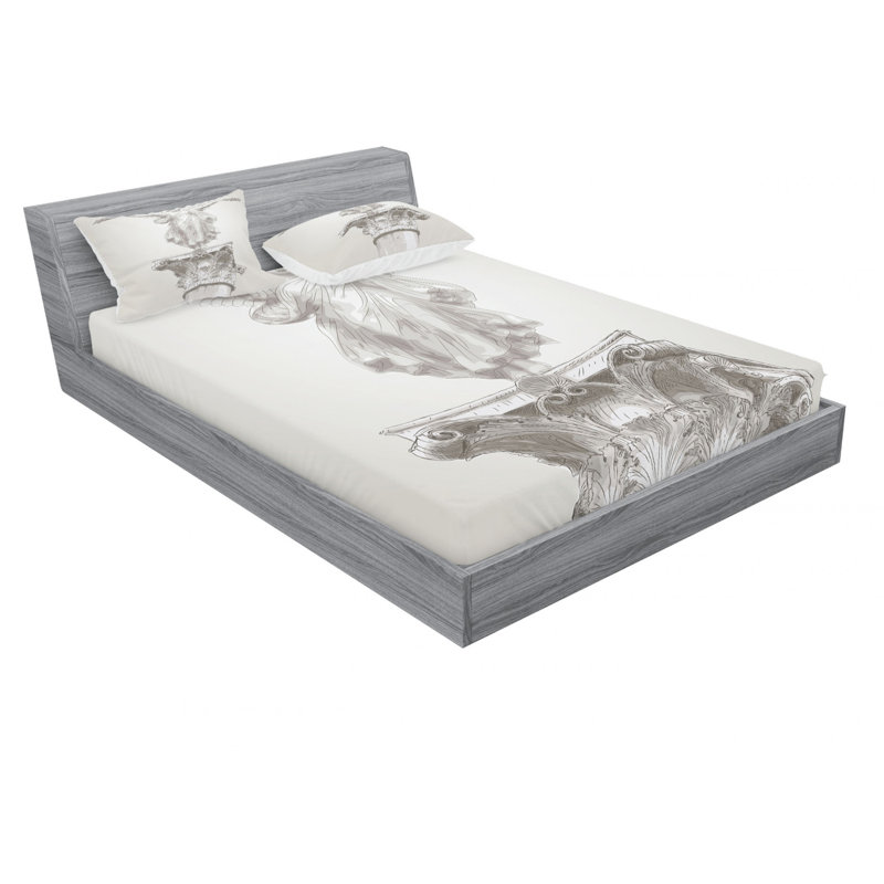 Microfiber Sheet Set, Full Sheet Set with Fitted Sheet