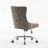Furniture Office Chair,Chenille Upholstered Tufted Button Home Office Chair With Chrome Metal Base,Adjustable Desk Chair Swivel Office Chair-1148770457