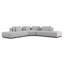 Spruce Modular Sofa Set 27 In Gris Fabric