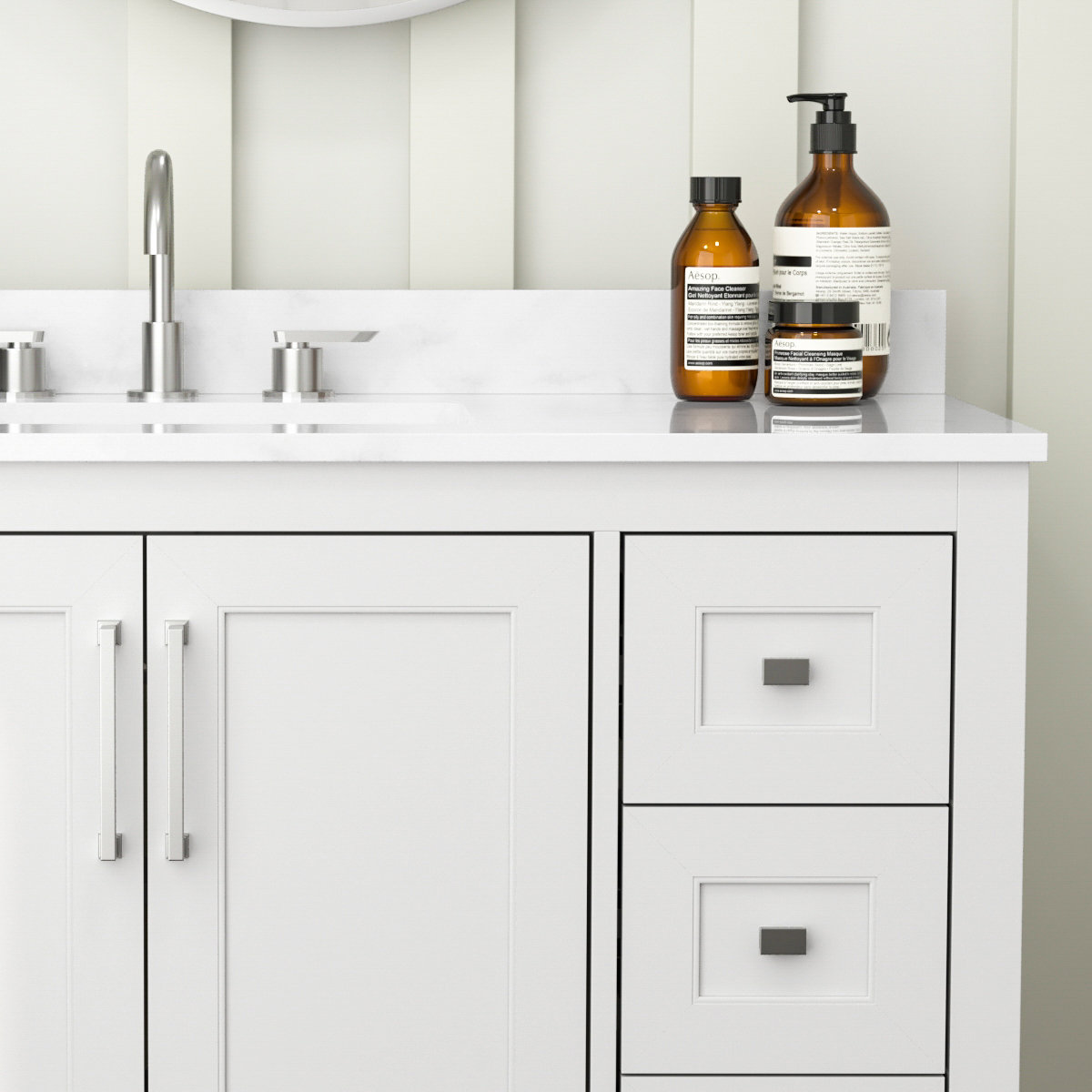 Winston Porter Caniya 36" Single Bathroom Vanity with Sink, Cabinet ...