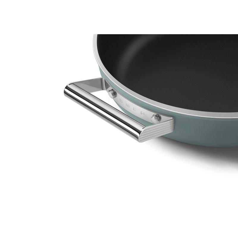 Smeg Deep Pan 28cm with Lid, Emerald Green