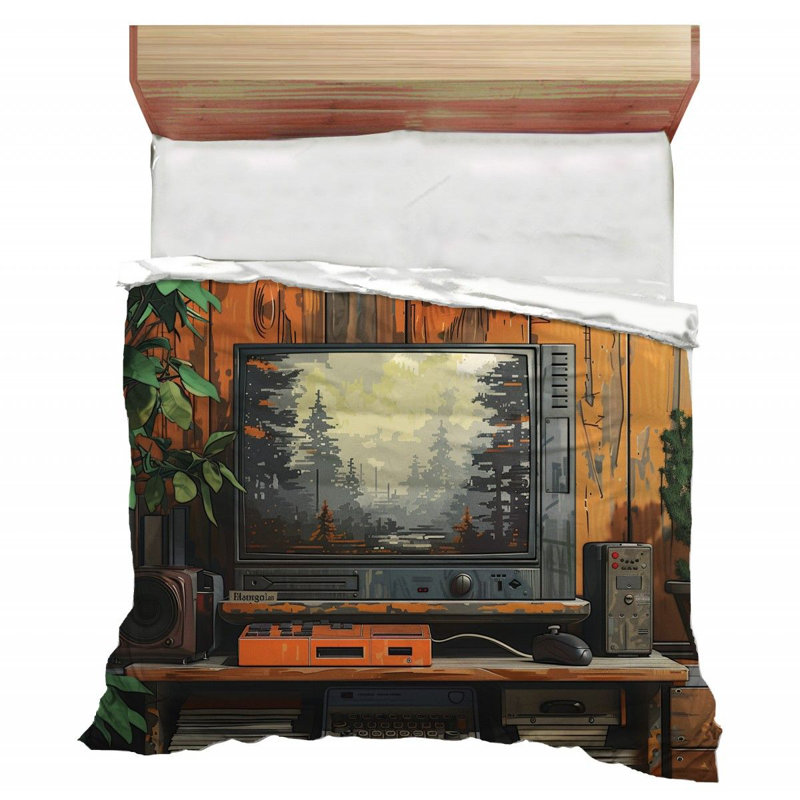Machine Printed Duvet Cover, Queen Duvet Cover