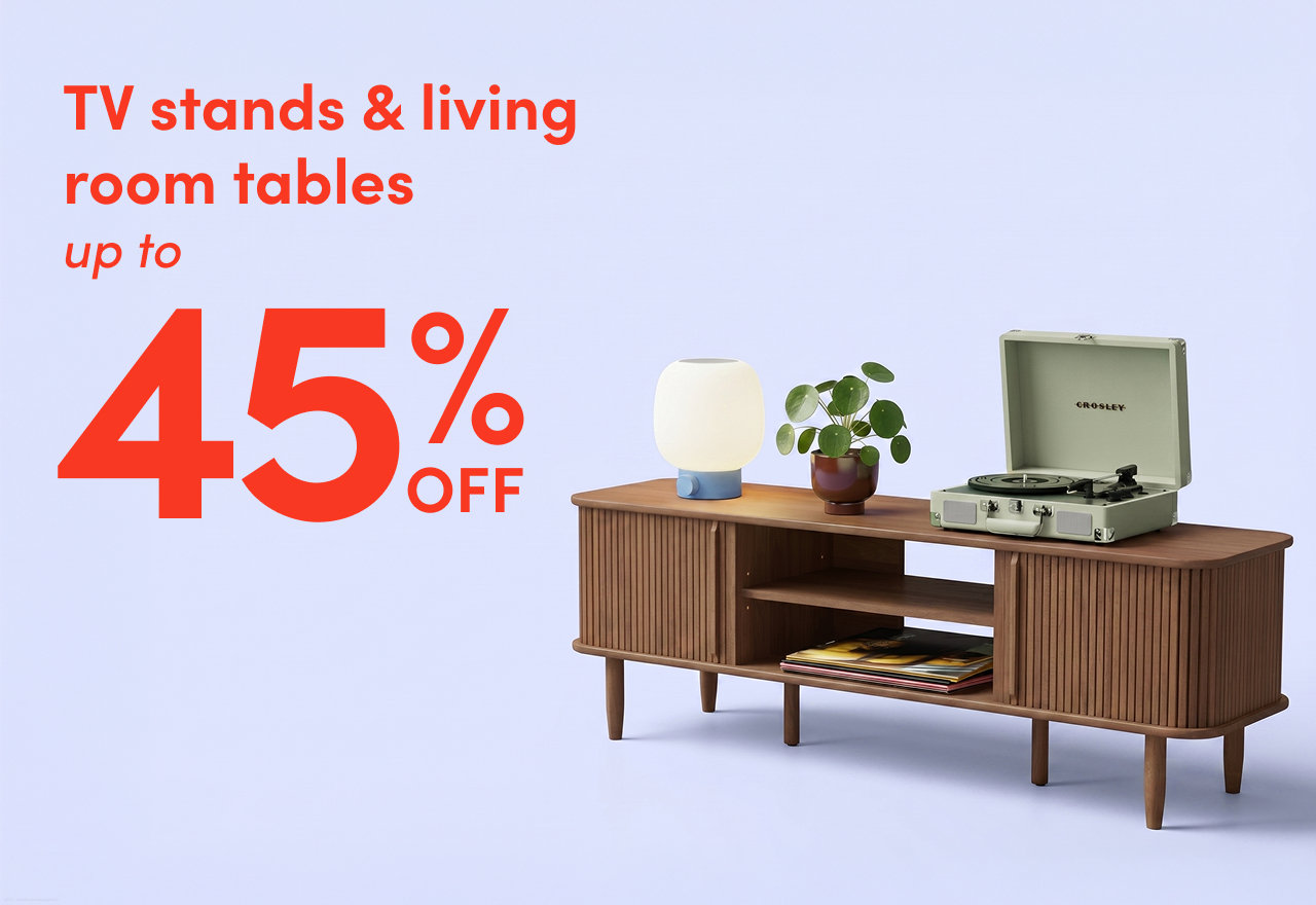 TV stand & living room table clearance