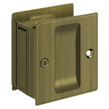 UNIQANTIQ HARDWARE SUPPLY Brass Plated Box Lid or Small Door Latch Hook (1  1/2 Long)