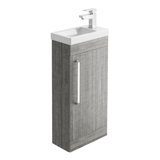 Whitfield 395mm Single Bathroom Vanity with Cloakroom Ceramic Basin