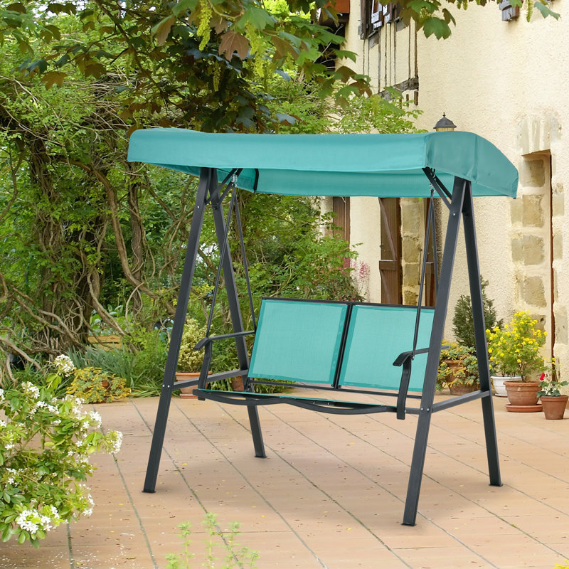 Balancelle avec auvent Fawzi, Beige