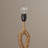 Jute Rope Twisted Rope Room Brown Table Lamp with Linen Shade