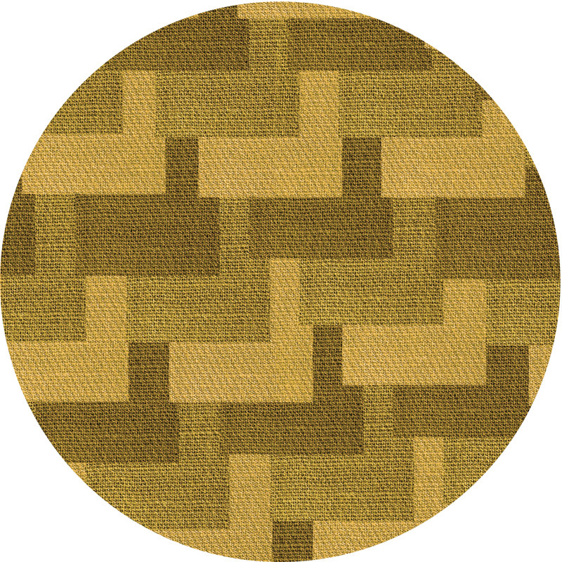 Kylan Performance Wool Geometric Indoor Rug, Round 6'