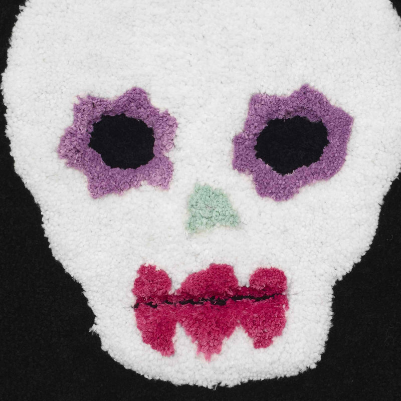 The Holiday Aisle® Sugar Skull Rug