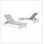 Chaise longue d'extérieur en aluminium Hargrove