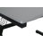 Alika Metal Base Computer Desk with Power Outlet