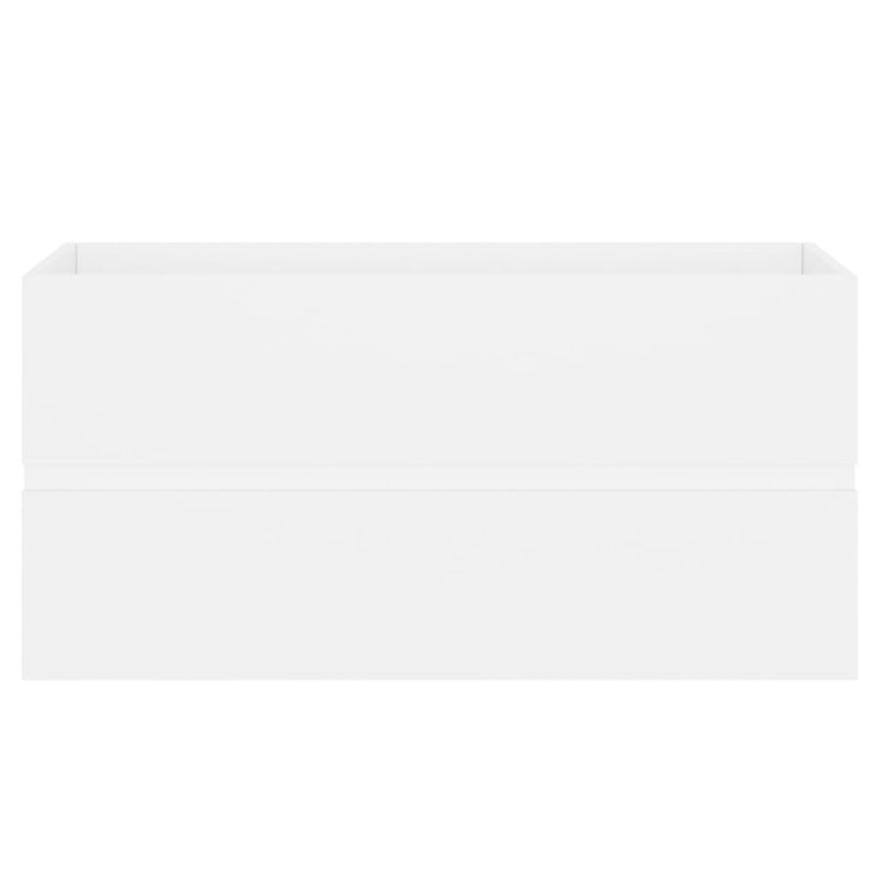 Dellen 90cm Single Bathroom Vanity Base Only, White