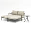 Ondrasek 170cm Long Sunlounger with Cushions