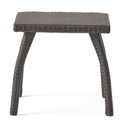 Side Table In Brown For Outdoor Space