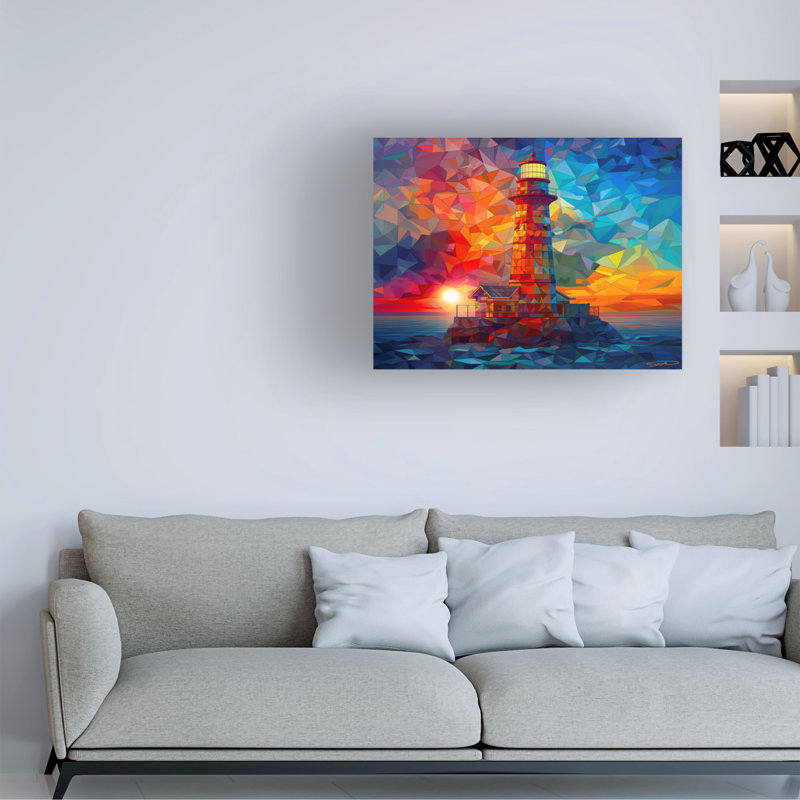 Art sur toile du phare deologisme bolologia Shaw Shaw Stewart 1, H 18 po x l 24 po