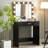 Leeandrew Vanity Desk with Drawers, Cabinet, Stool & Charging Ports-120842923