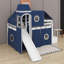Lit mezzanine double avec tente et tour-340305658-340305661