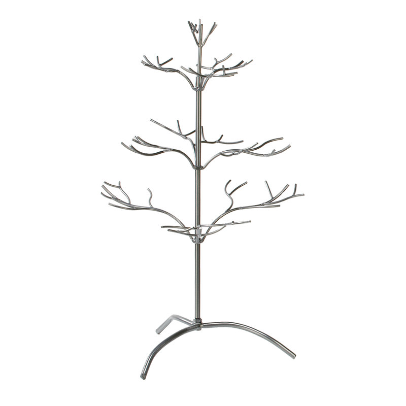 Accessoire d'ornement festif, H 24 po x l 16,5 po x P 15 po, Argent