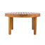 Ensemble de conversation d'extérieur en bois d'acacia avec corde et coussins tissés 4 pièces Dickenson-122874561