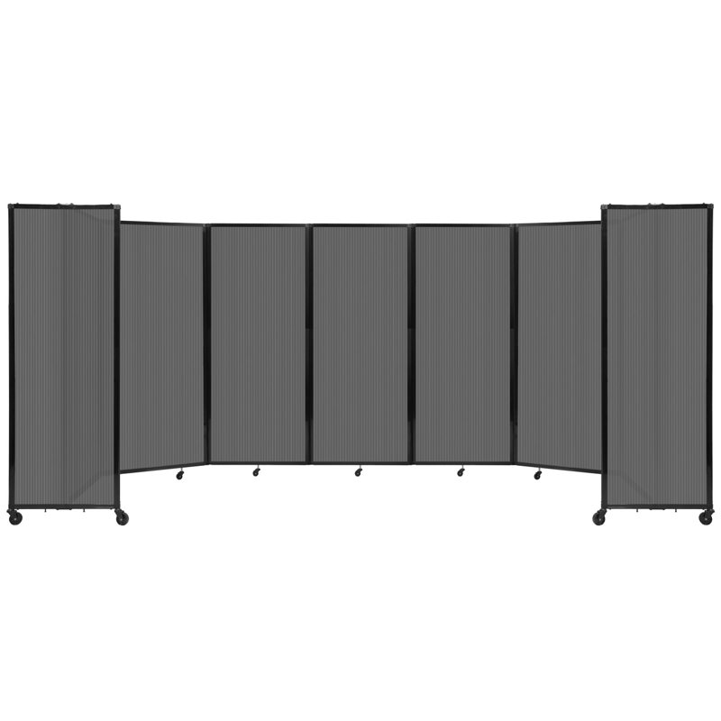 Cloison murale en polycarbonate 360, Gris foncé, H 82 po x l 234 po