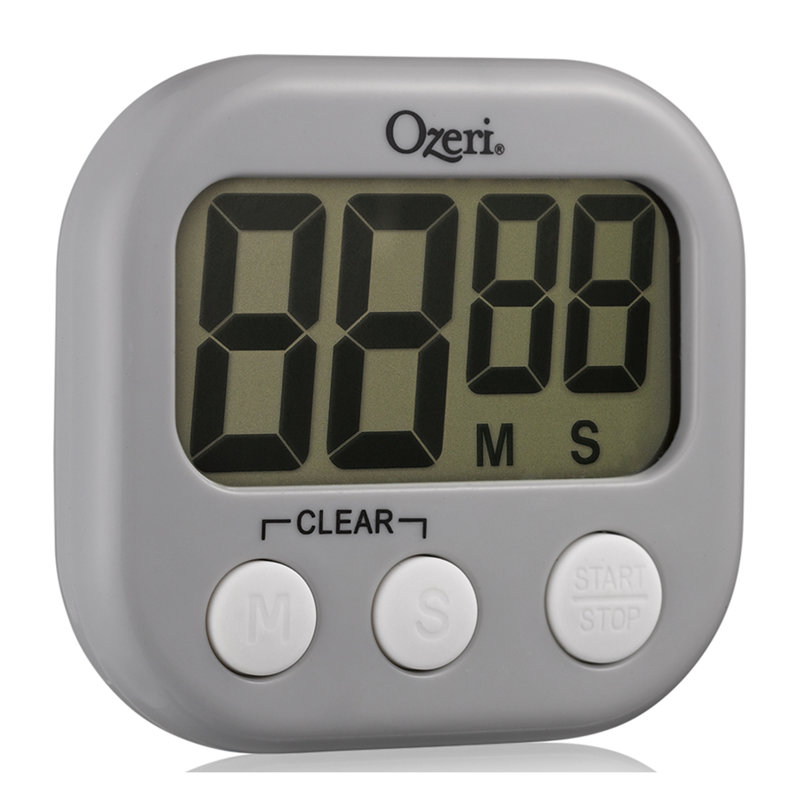 Ozeri Kitchen and Event Timer, Gray